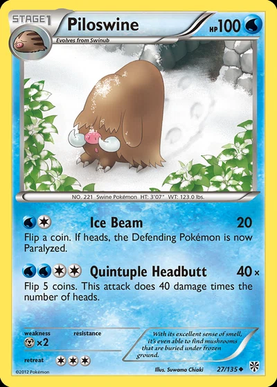 Piloswine – Plasma Storm nr 027/135 (Standard)