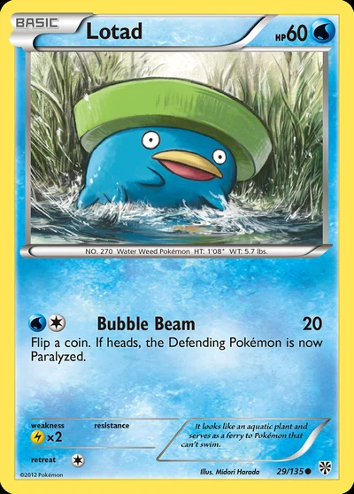 Lotad – Plasma Storm nr 029/135 (Standard)