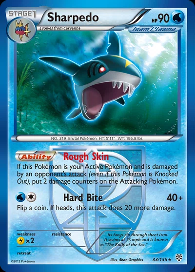 Sharpedo – Plasma Storm nr 033/135 (Standard)