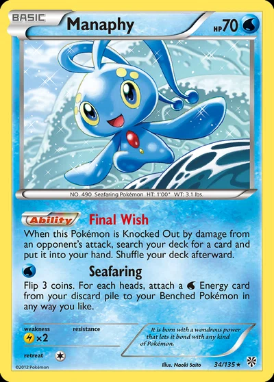 Manaphy – Plasma Storm nr 034/135 (Standard)