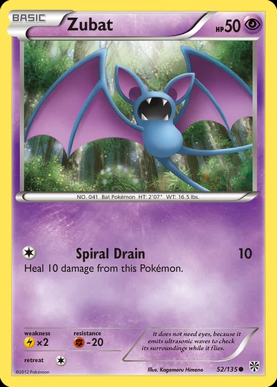 Zubat – Plasma Storm nr 052/135 (Standard)