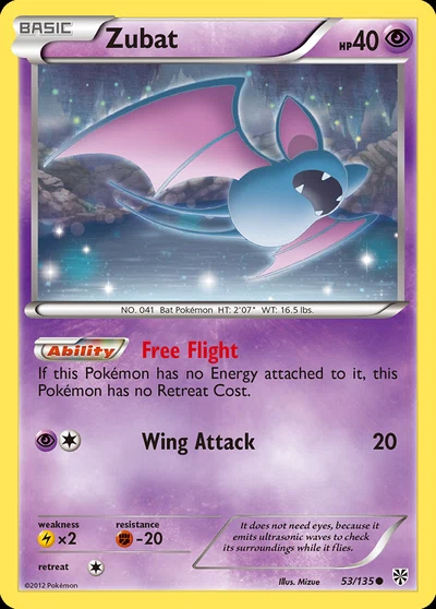 Zubat – Plasma Storm nr 053/135 (Standard)