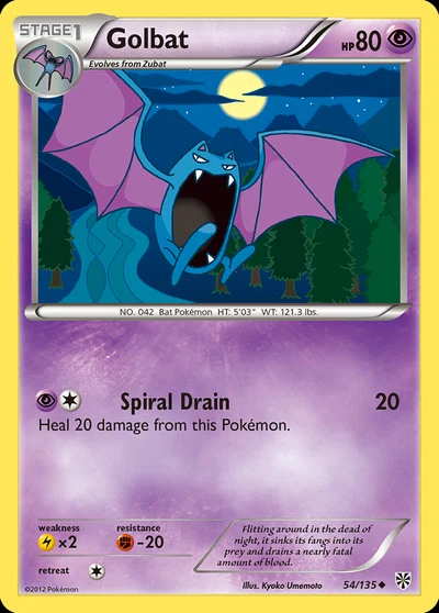 Golbat – Plasma Storm nr 054/135 (Standard)