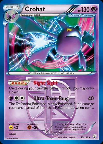 Crobat – Plasma Storm nr 055/135 (Standard)