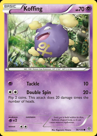 Koffing – Plasma Storm nr 056/135 (Standard)