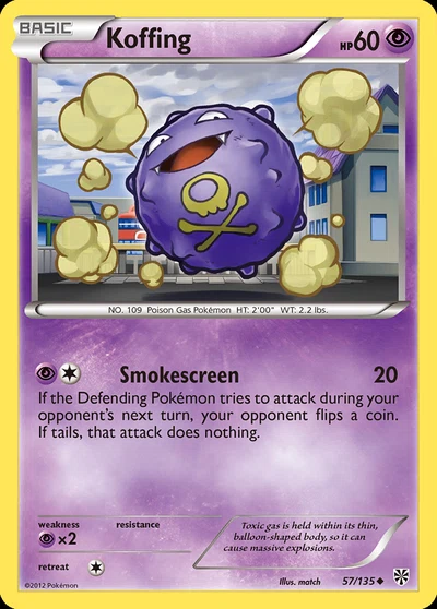 Koffing – Plasma Storm nr 057/135 (Standard)