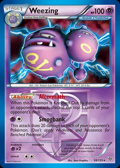 Weezing – Plasma Storm nr 058/135 (Standard)