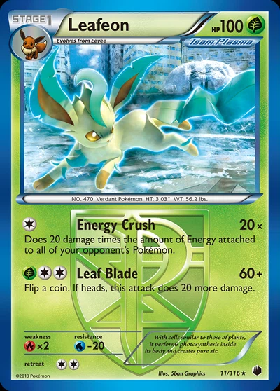 Leafeon – Plasma Freeze nr 011/116 (Standard)