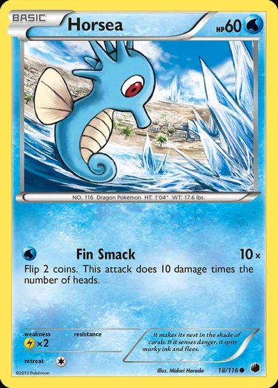 Horsea – Plasma Freeze nr 018/116 (Standard)