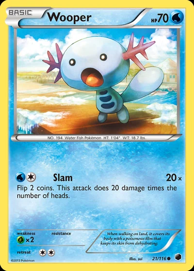 Wooper – Plasma Freeze nr 021/116 (Standard)