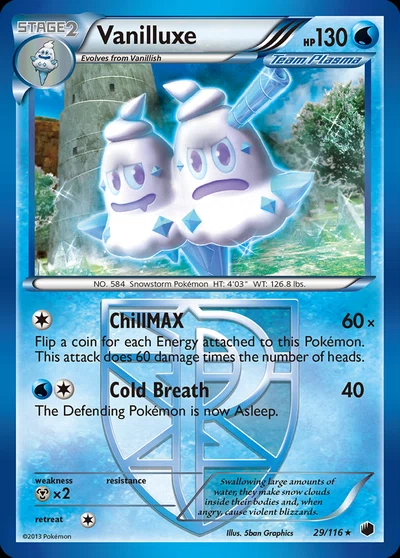 Vanilluxe – Plasma Freeze nr 029/116 (Standard)