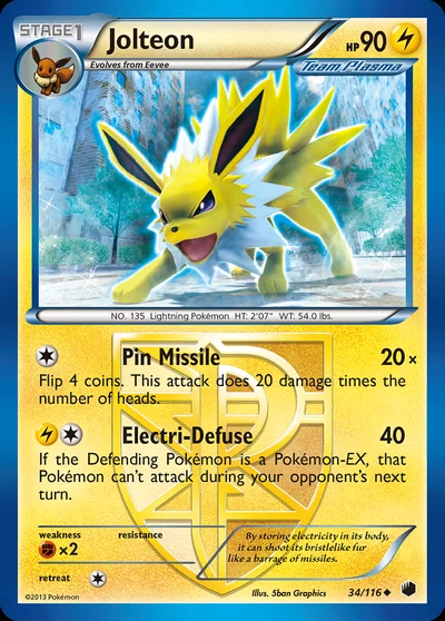 Jolteon – Plasma Freeze nr 034/116 (Standard)