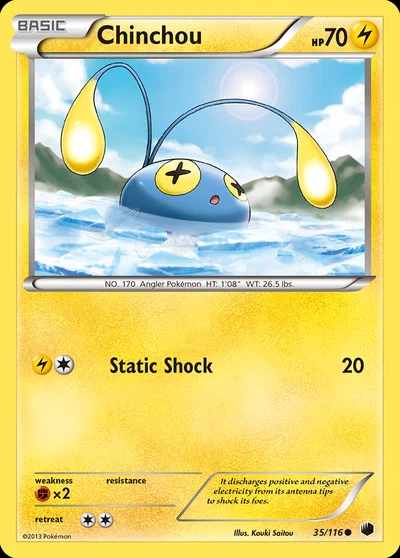 Chinchou – Plasma Freeze nr 035/116 (Standard)