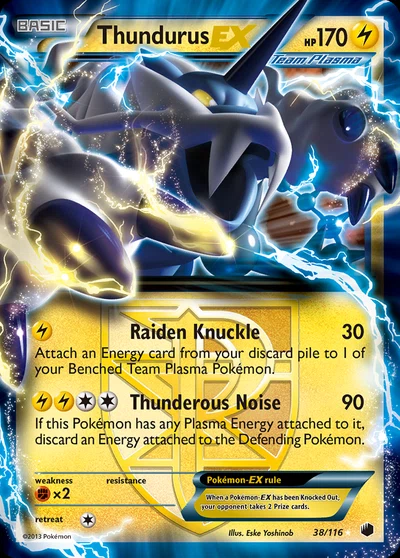 Thundurus-EX – Plasma Freeze nr 038/116 (Standard)