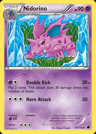 Nidorino – Plasma Freeze nr 044/116 (Standard)