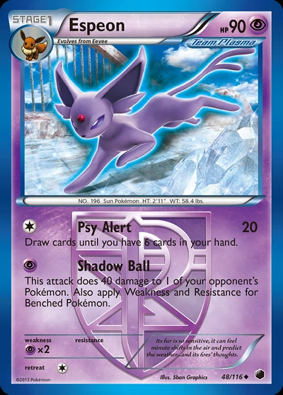 Espeon – Plasma Freeze nr 048/116 (Standard)