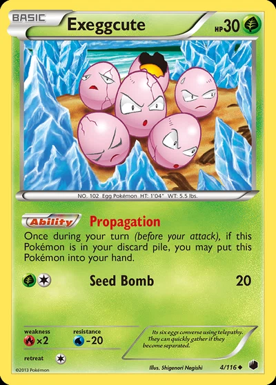 Exeggcute – Plasma Freeze nr 004/116 (Standard)