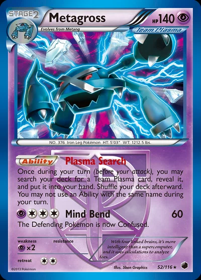 Metagross – Plasma Freeze nr 052/116 (Standard)