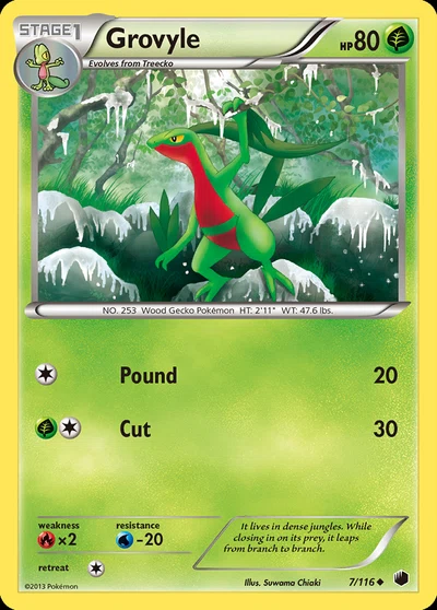 Grovyle – Plasma Freeze nr 007/116 (Standard)