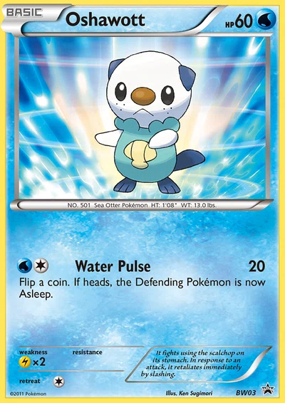 Oshawott – BW Black Star Promos nr BW03 (Standard)