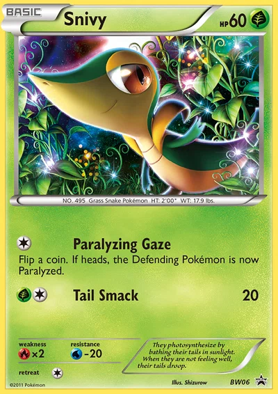 Snivy – BW Black Star Promos nr BW06 (Standard)