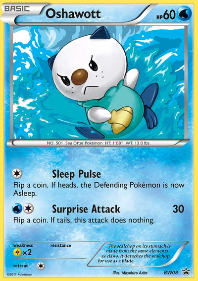 Oshawott – BW Black Star Promos nr BW08 (Standard)
