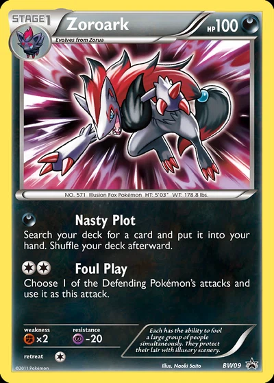 Zoroark – BW Black Star Promos nr BW09 (Standard)