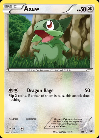Axew – BW Black Star Promos nr BW10 (Standard)