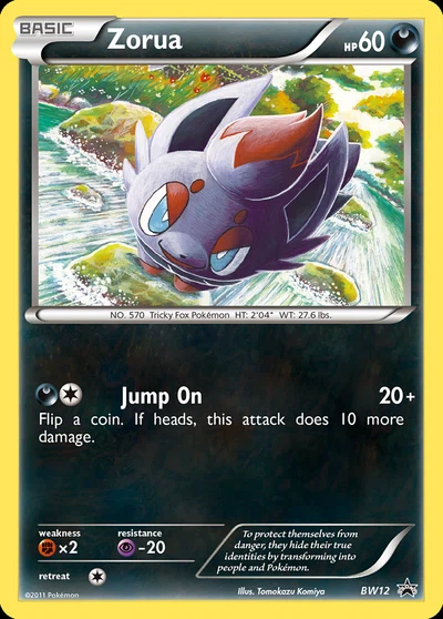 Zorua – BW Black Star Promos nr BW12 (Standard)