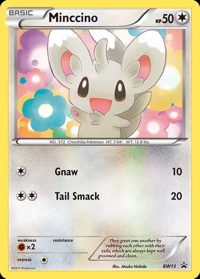 Minccino – BW Black Star Promos nr BW13 (Standard)