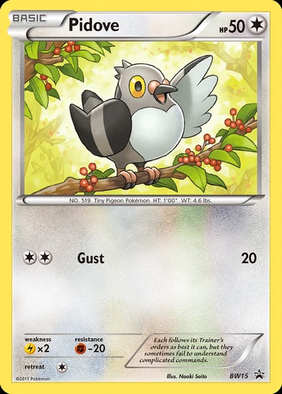 Pidove – BW Black Star Promos nr BW15 (Standard)