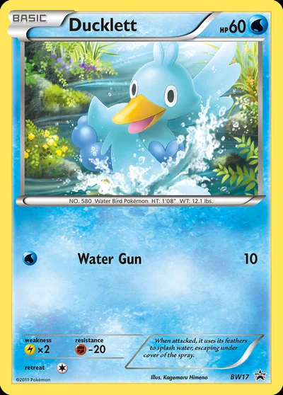 Ducklett – BW Black Star Promos nr BW17 (Standard)