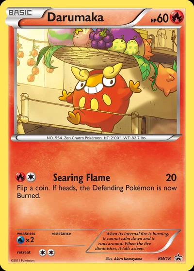 Darumaka – BW Black Star Promos nr BW18 (Standard)