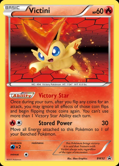 Victini – BW Black Star Promos nr BW32 (Standard)