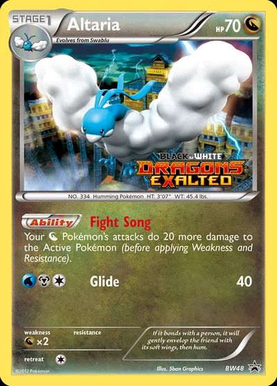 Altaria – BW Black Star Promos nr BW48 (Standard)