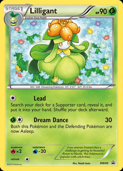 Lilligant – BW Black Star Promos nr BW49 (Standard)