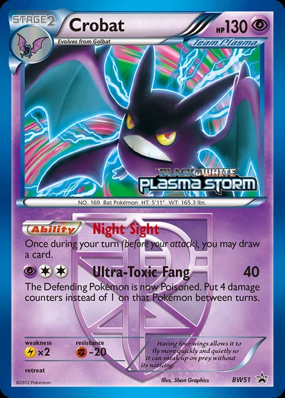 Crobat – BW Black Star Promos nr BW51 (Standard)