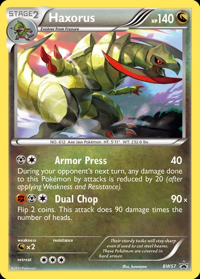 Haxorus – BW Black Star Promos nr BW57 (Standard)