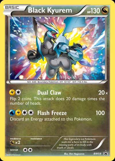 Black Kyurem – BW Black Star Promos nr BW58 (Standard)