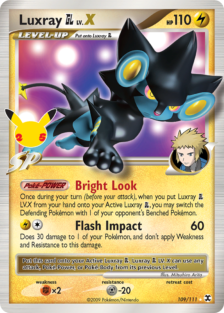 Luxray GL LV.X – Celebrations: Classic Collection nr 109/025 (Standard)