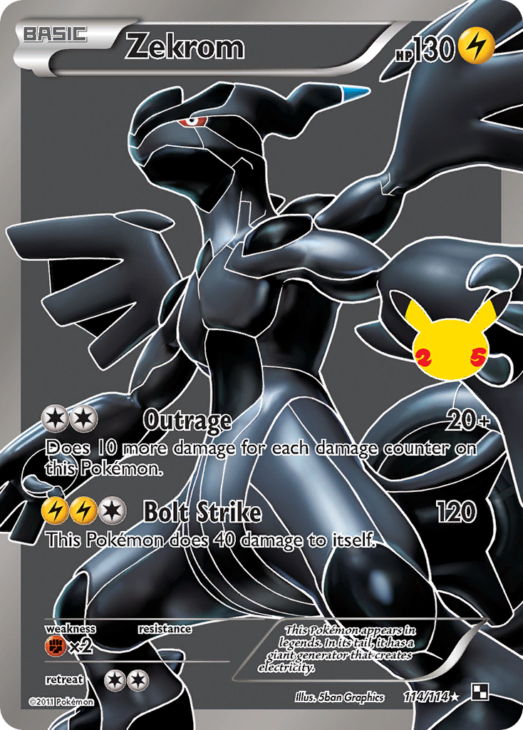 Zekrom – Celebrations: Classic Collection nr 114/025 (Standard)