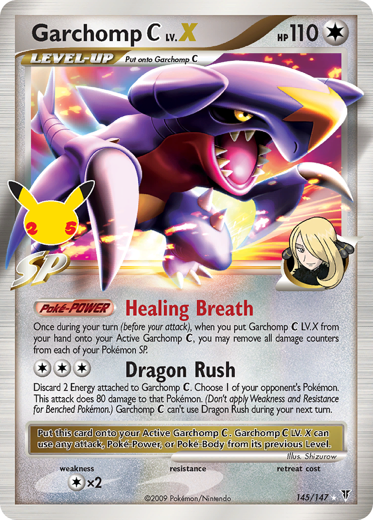 Garchomp C LV.X – Celebrations: Classic Collection nr 145/025 (Standard)