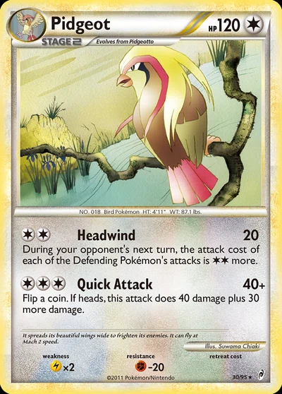 Pidgeot – Call of Legends nr 030/095 (Standard)