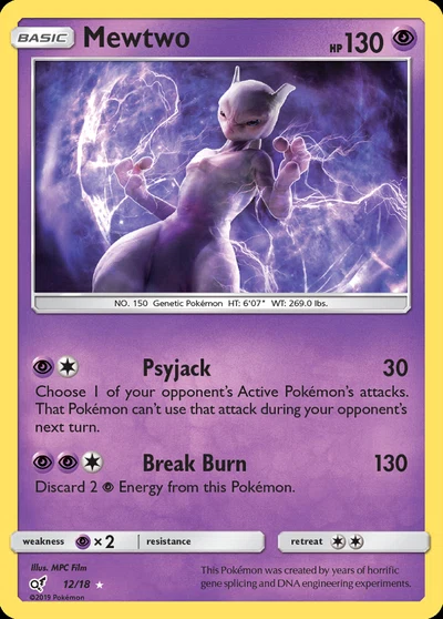 Mewtwo – Detective Pikachu nr 012/018 (Standard)