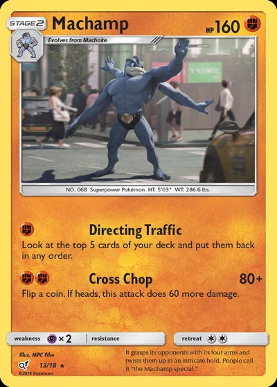 Machamp – Detective Pikachu nr 013/018 (Standard)