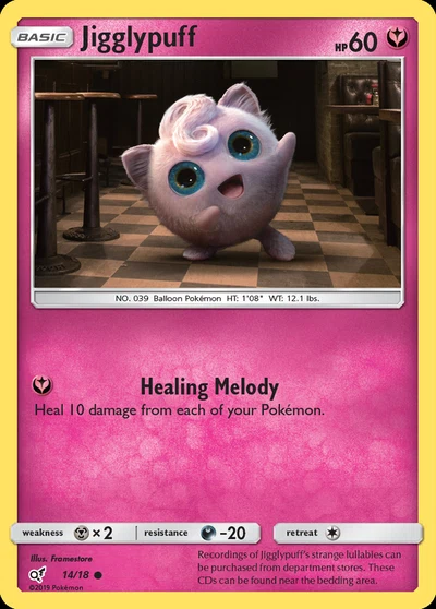 Jigglypuff – Detective Pikachu nr 014/018 (Standard)