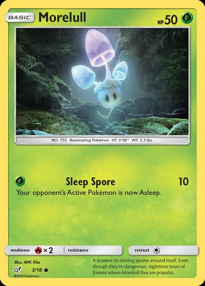 Morelull – Detective Pikachu nr 003/018 (Standard)