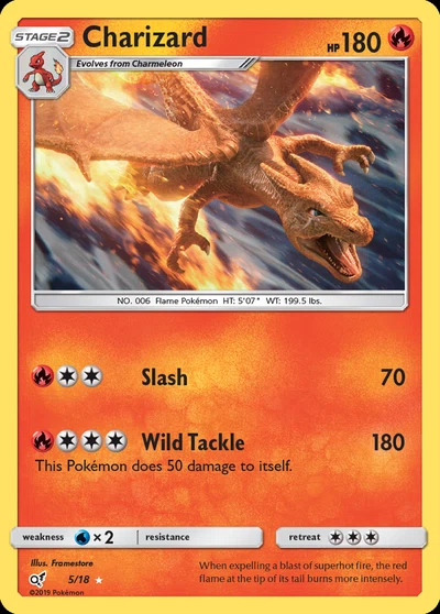 Charizard – Detective Pikachu nr 005/018 (Standard)