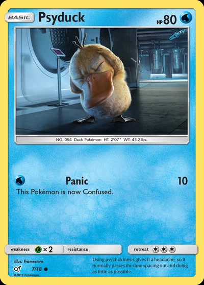 Psyduck – Detective Pikachu nr 007/018 (Standard)