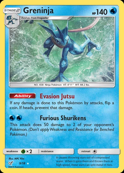 Greninja – Detective Pikachu nr 009/018 (Standard)